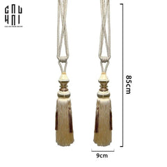 Cột Màn Erie Tassel Curtain Tieback 2Pcs 85Cm-CẬU HAI HOME DECOR