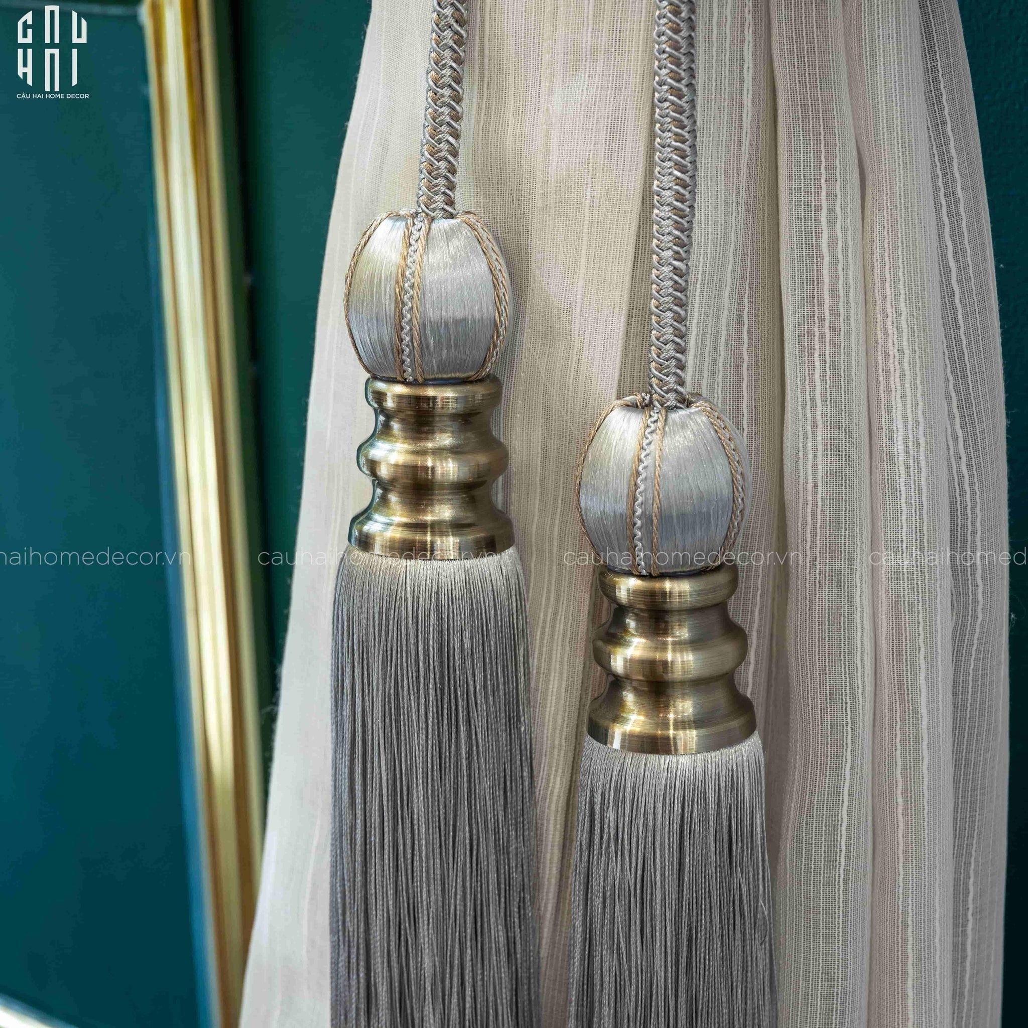 Cột Màn Platinum Tassel Curtain Tieback 2Pcs-CẬU HAI HOME DECOR