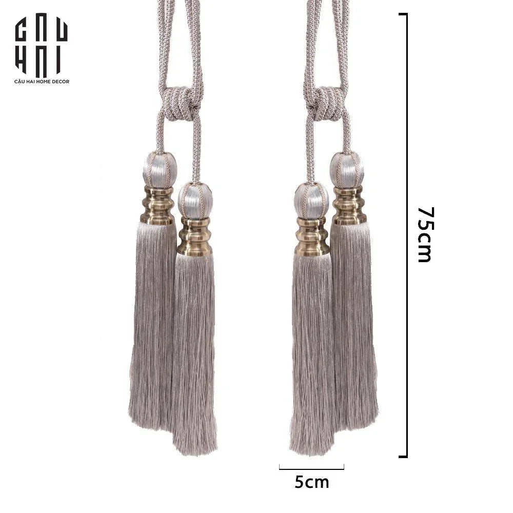 CỘT MÀN PLATINUM TASSEL CURTAIN TIEBACK 2PCS - CẬU HAI HOME DECOR