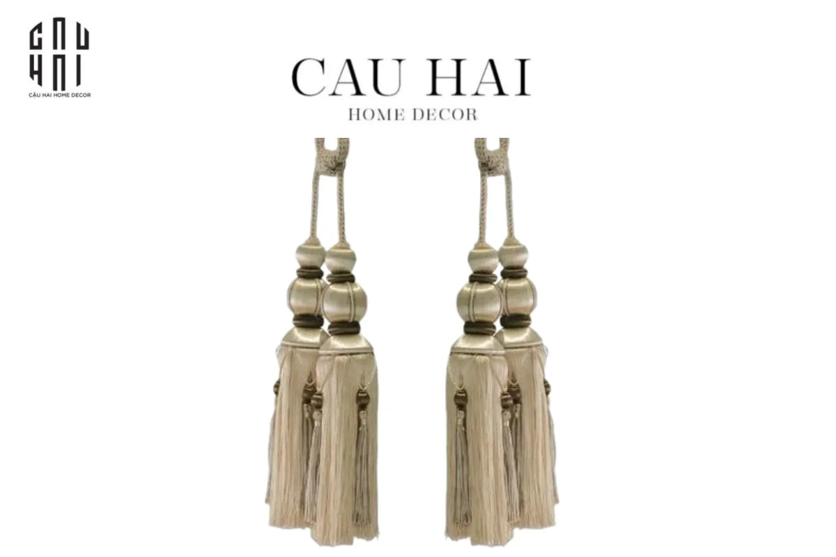 Cột Màn Rita Tassel Curtain Tieback 2Pcs 2Pcs-RÈM & MÀN CHE-Đối tác tại Trung Quốc theo từng đơn đặt hàng-CẬU HAI HOME DECOR