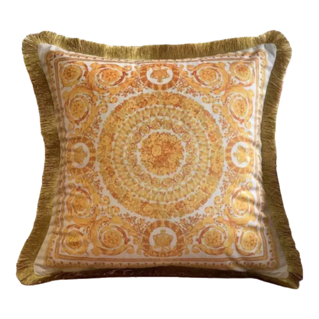 Maison Couture - Vỏ Gối Nhung Chenille Medusa V Class - Crete de Fleur - Vermilion Royale 45-VỎ GỐI-Đối tác tại Trung Quốc theo từng đơn đặt hàng-CẬU HAI HOME DECOR