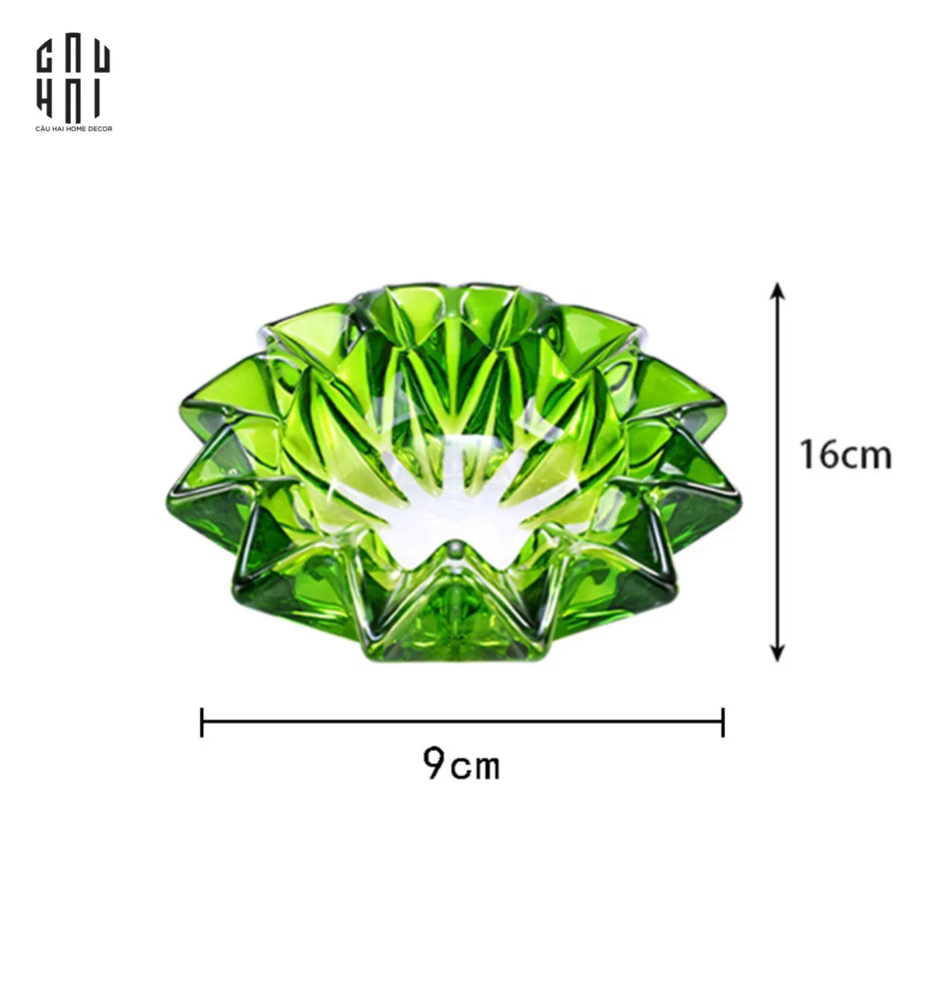 CRYSTAL ÉMERALD BOWL S9 - CẬU HAI HOME DECOR