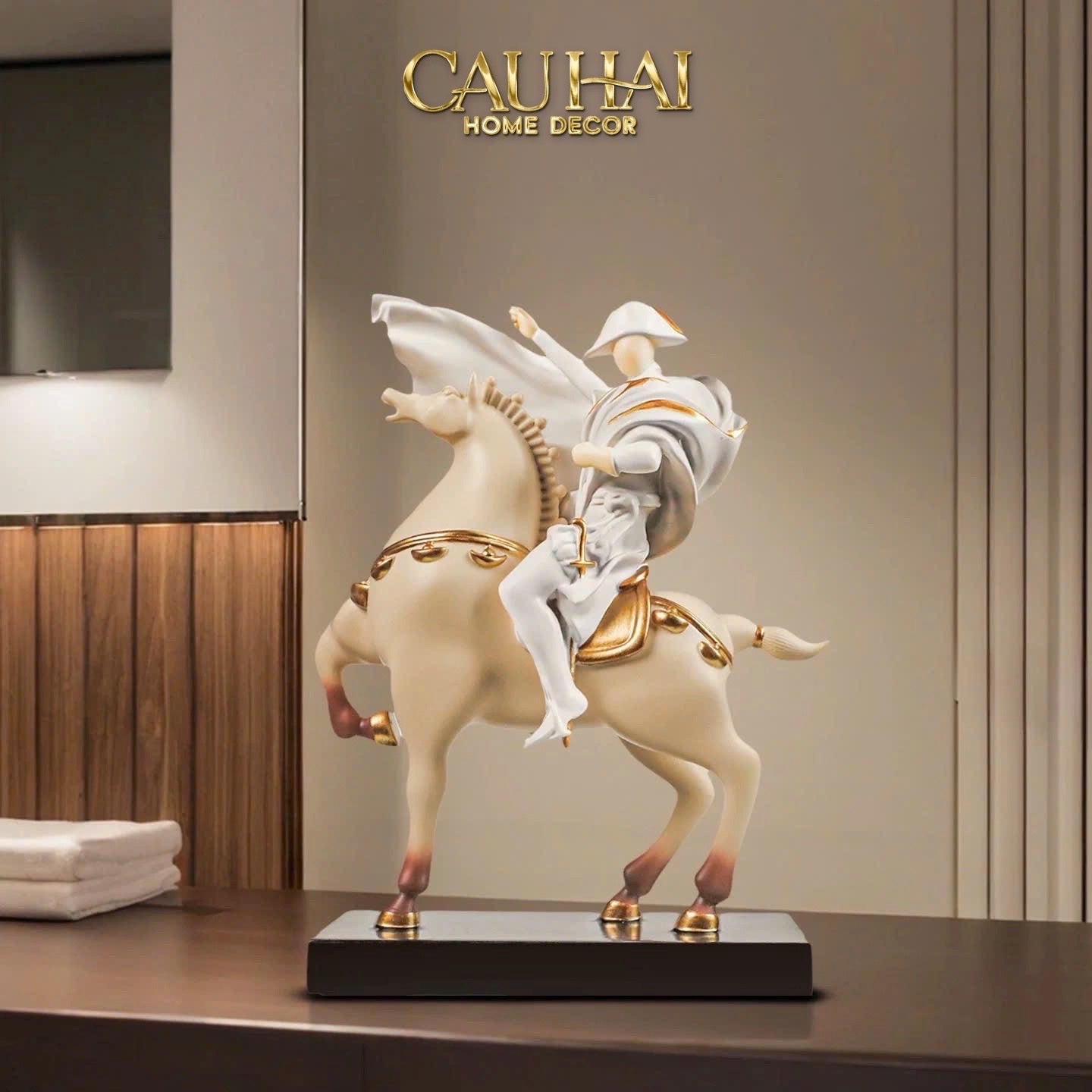 TƯỢNG HOÀNG ĐẾ CHINH PHẠT EMPEREUR NAPOLÉON IMPÉRIALE CONQUÊTE - JOUR / NUIT - CẬU HAI HOME DECOR