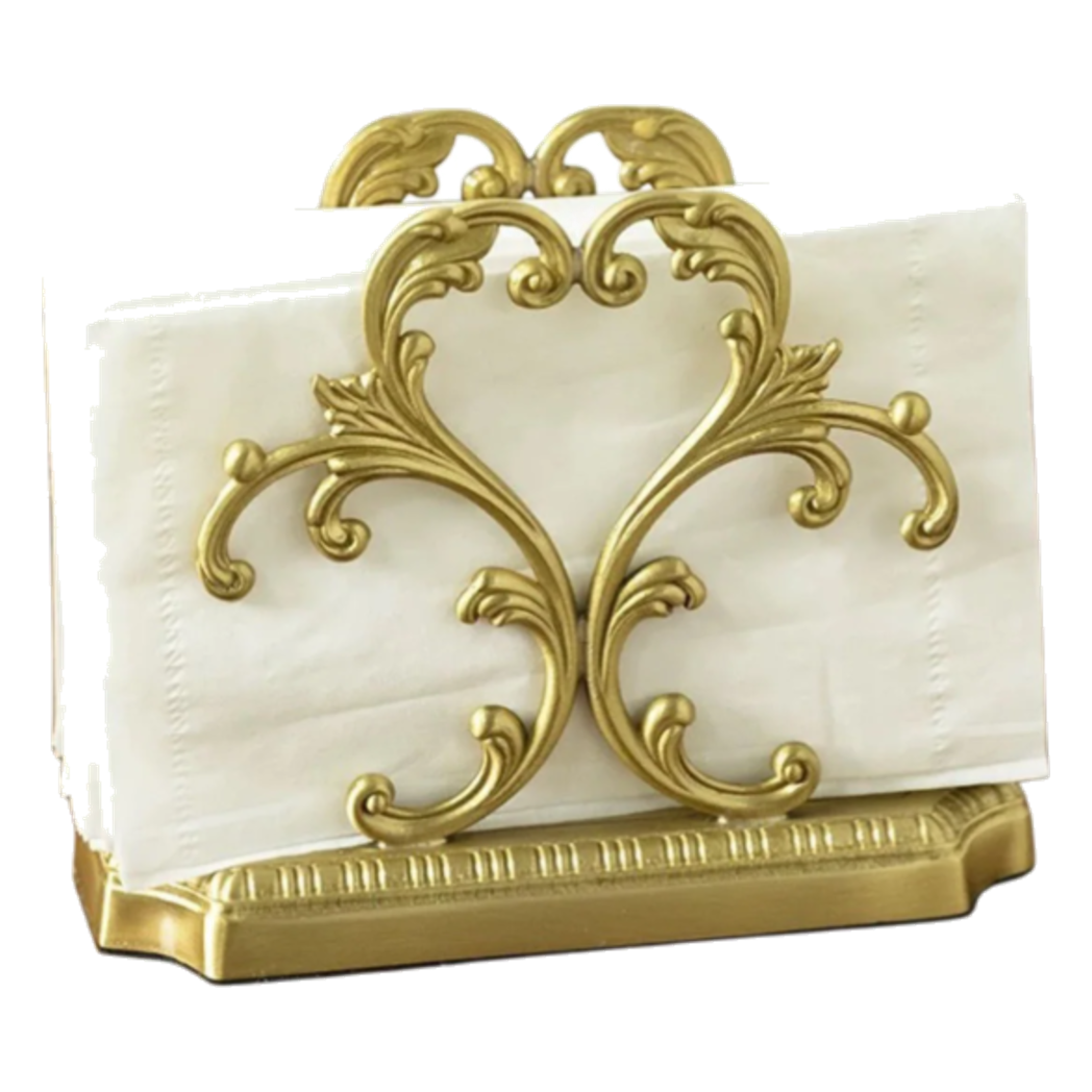 Đế Khăn Giấy Mạ Đồng Brasson Barocco Tissue Holder-HỘP KHĂN GIẤY-CẬU HAI HOME DECOR-CẬU HAI HOME DECOR