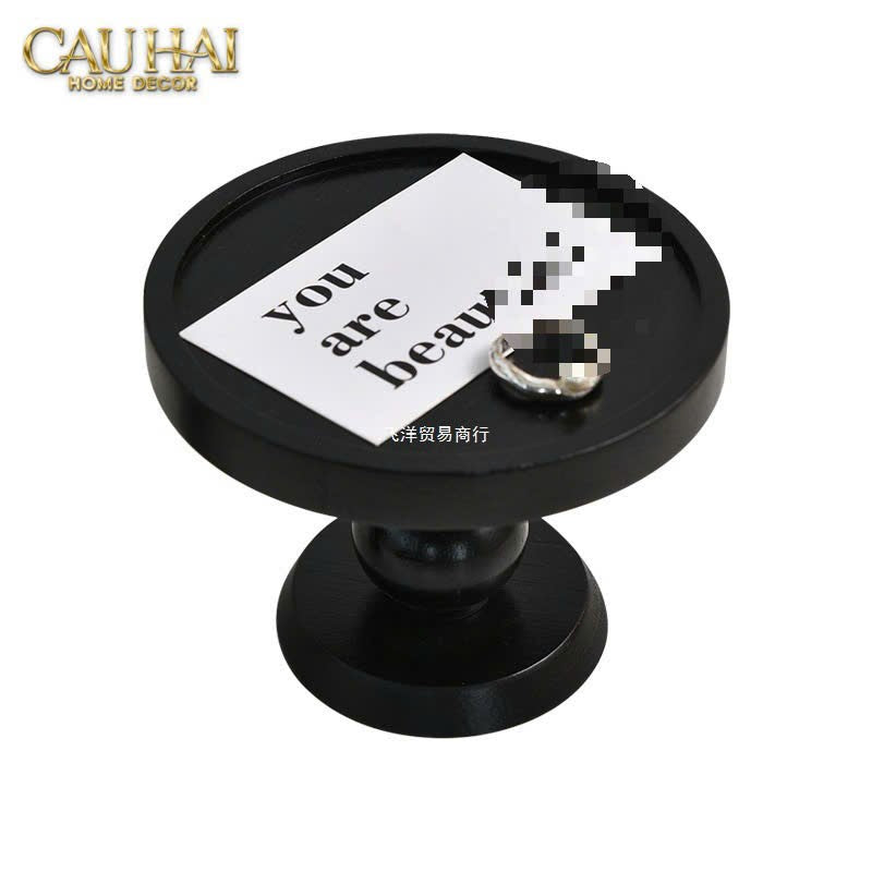 ĐẾ NẾN BLACK WOOD - CẬU HAI HOME DECOR