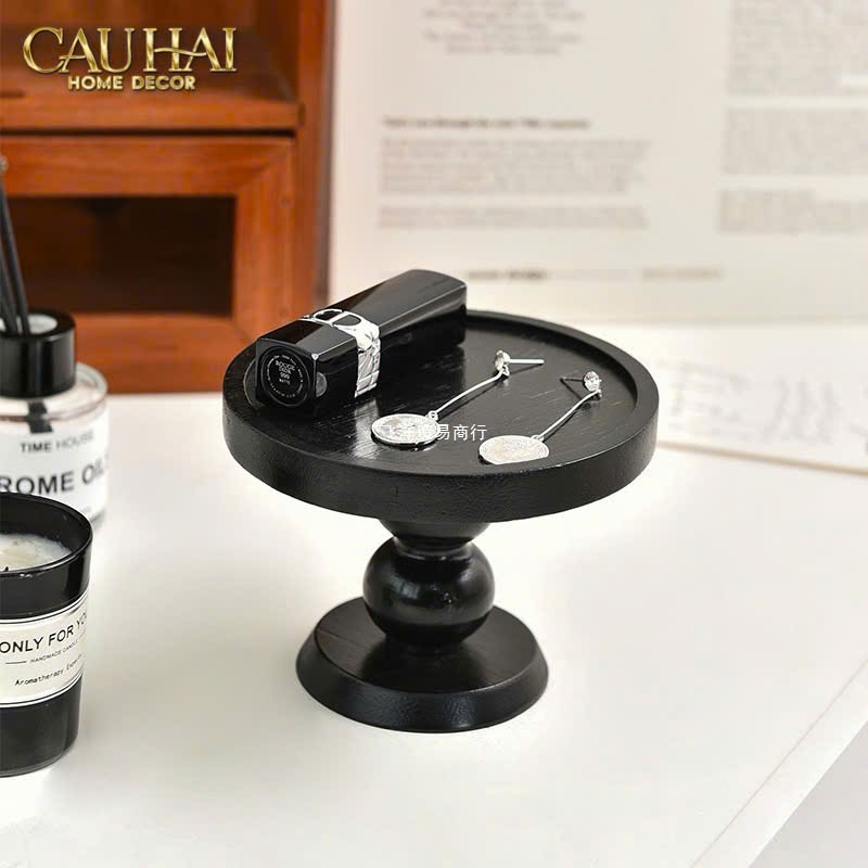 ĐẾ NẾN BLACK WOOD - CẬU HAI HOME DECOR