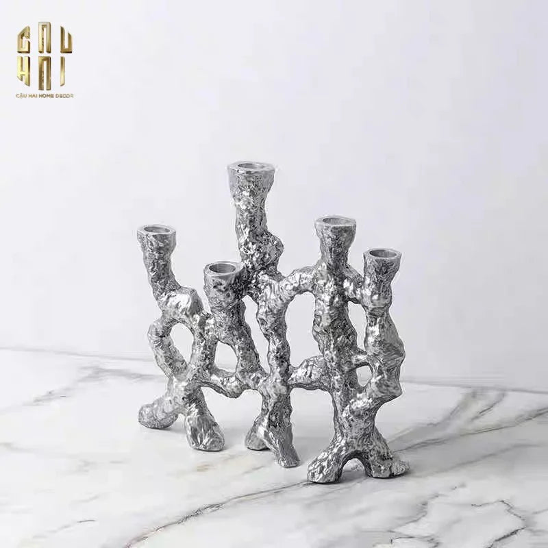 ELYSIAN - ĐẾ NẾN PLATINUM MULTI ROOTS CANDLE HOLDERS - CẬU HAI HOME DECOR