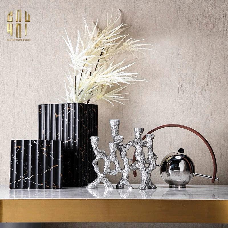 ELYSIAN - ĐẾ NẾN PLATINUM MULTI ROOTS CANDLE HOLDERS - CẬU HAI HOME DECOR