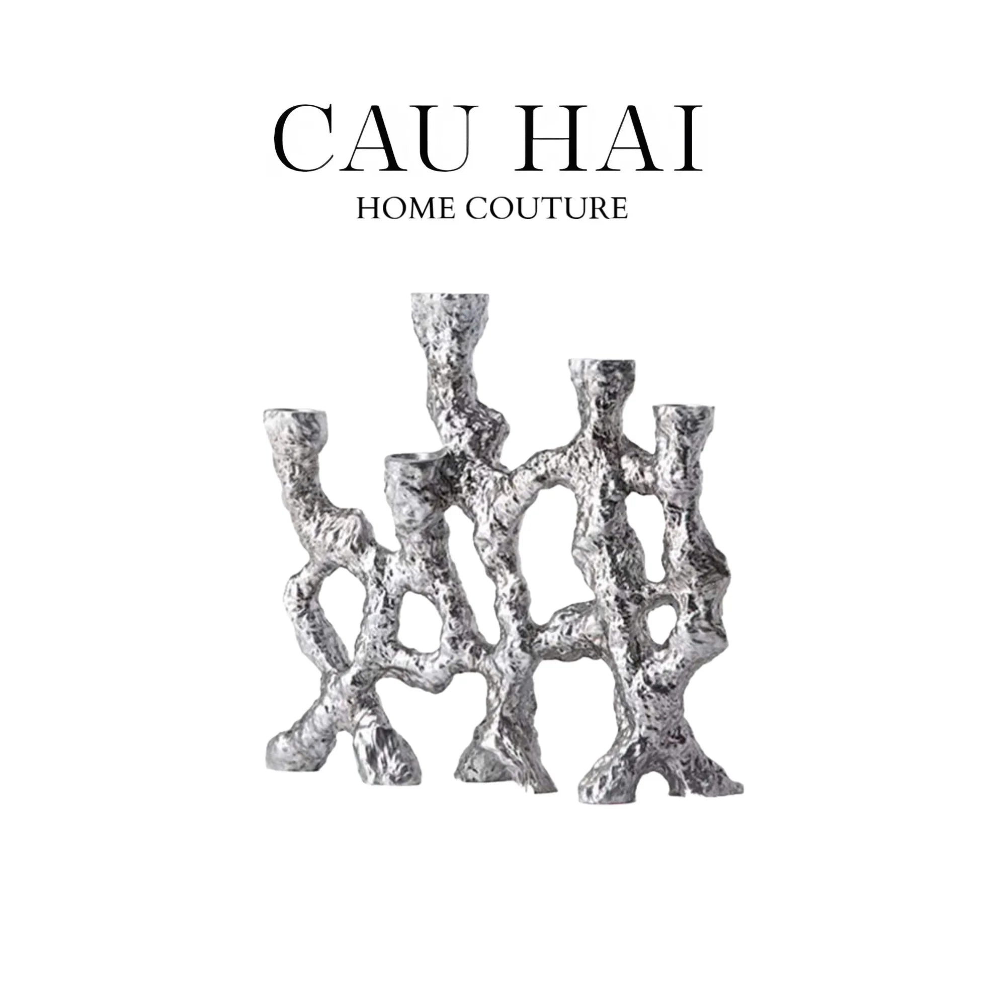 ELYSIAN - ĐẾ NẾN PLATINUM MULTI ROOTS CANDLE HOLDERS - CẬU HAI HOME DECOR