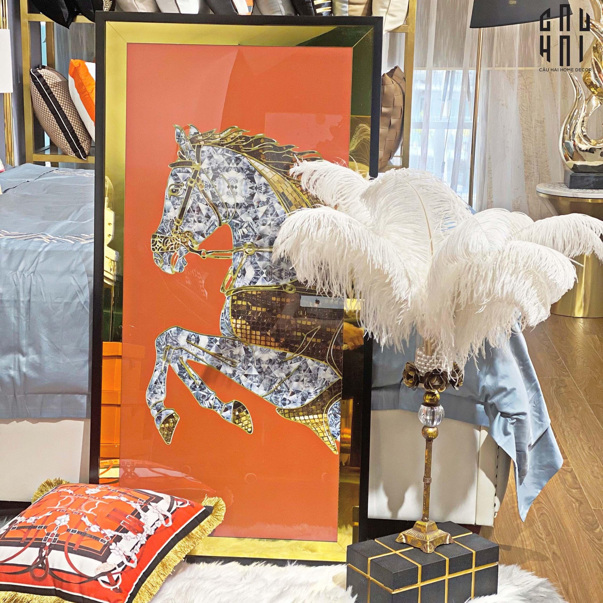 HOME COUTURE – ĐẾ NẾN RUSTIC STEPHANE ANTIQUE D’OR - CẬU HAI HOME DECOR