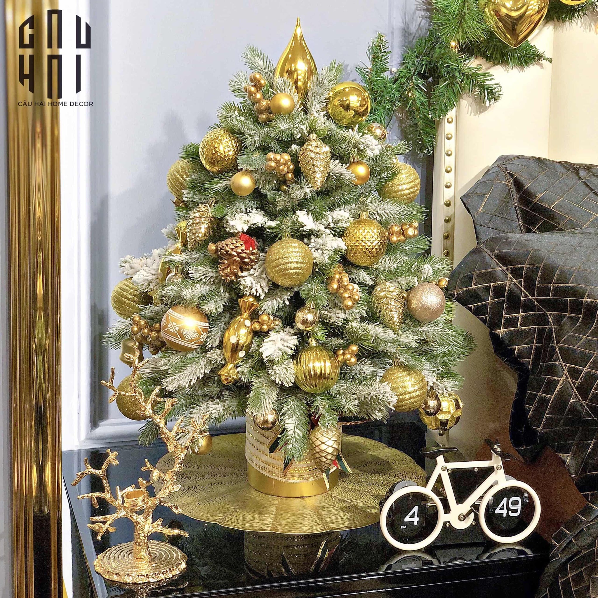 ĐẾ NẾN TRANG TRÍ BLOOMING BIRD AMETHYST SS25 - CẬU HAI HOME DECOR