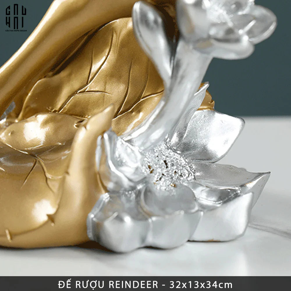 ĐẾ RƯỢU REINDEER-CẬU HAI HOME DECOR