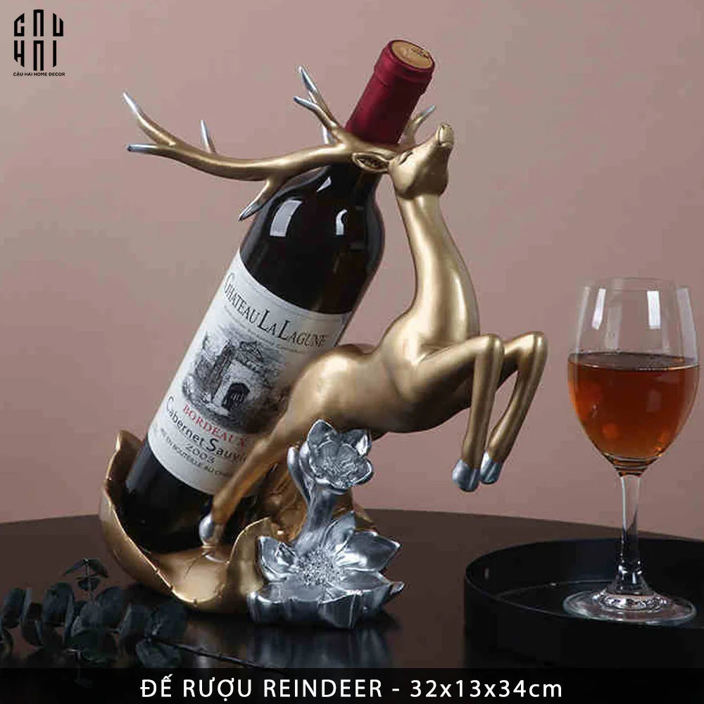 ĐẾ RƯỢU REINDEER-CẬU HAI HOME DECOR