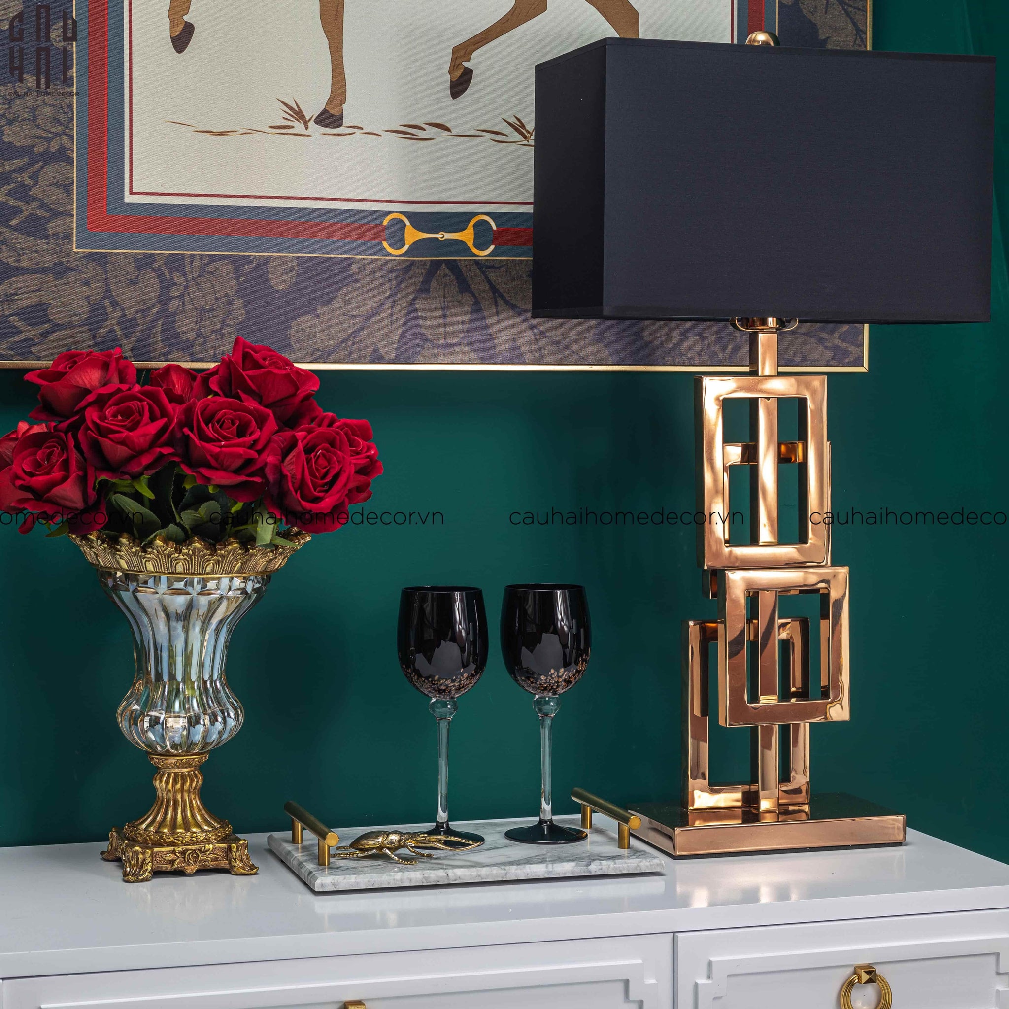 ĐÈN BÀN BARBARA - BARBARA SIDE TABLE LAMP - CẬU HAI HOME DECOR