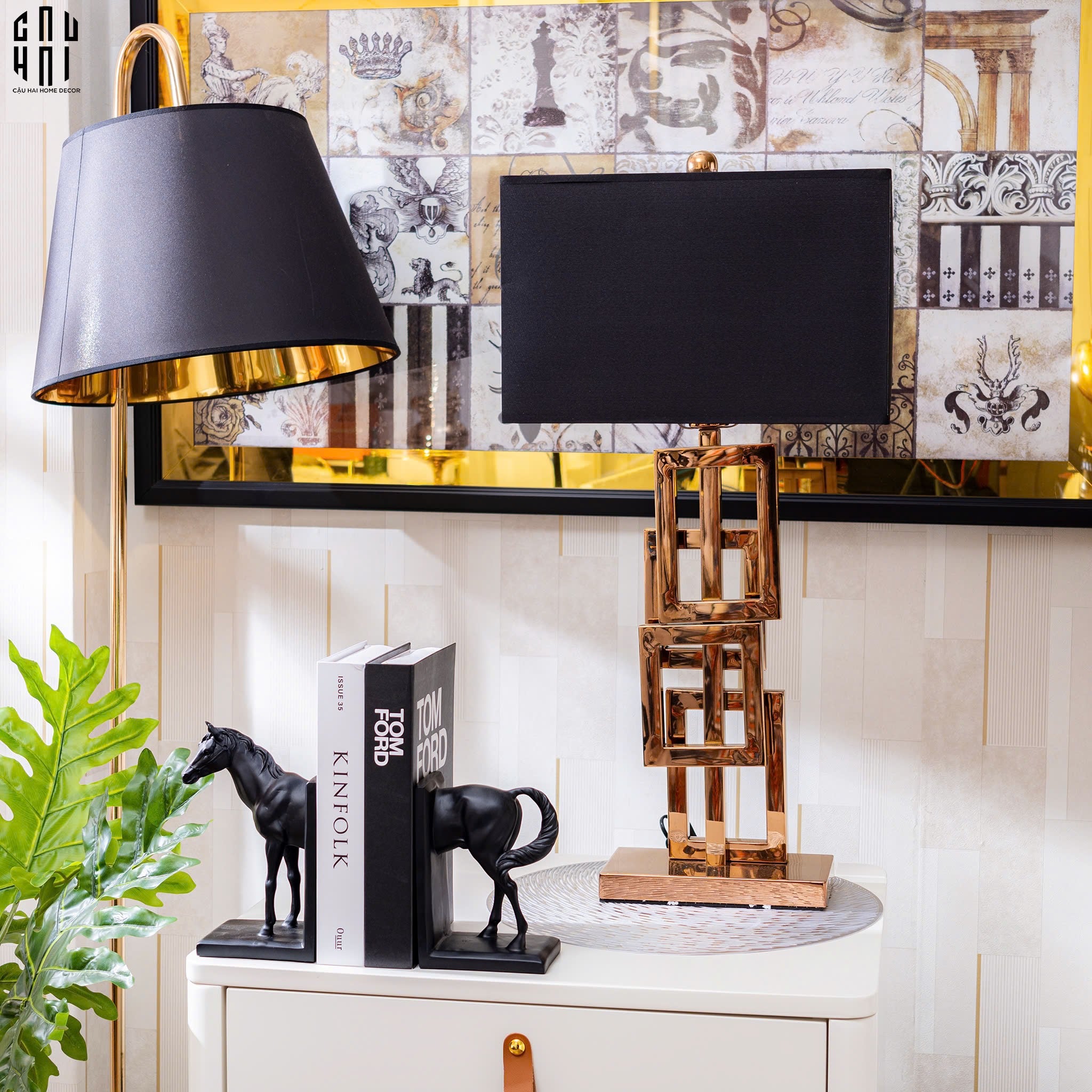 ĐÈN BÀN BARBARA - BARBARA SIDE TABLE LAMP - CẬU HAI HOME DECOR