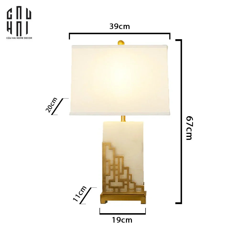 ĐÈN BÀN CLAYTON - CLAYTON SIDE TABLE LAMP - CẬU HAI HOME DECOR