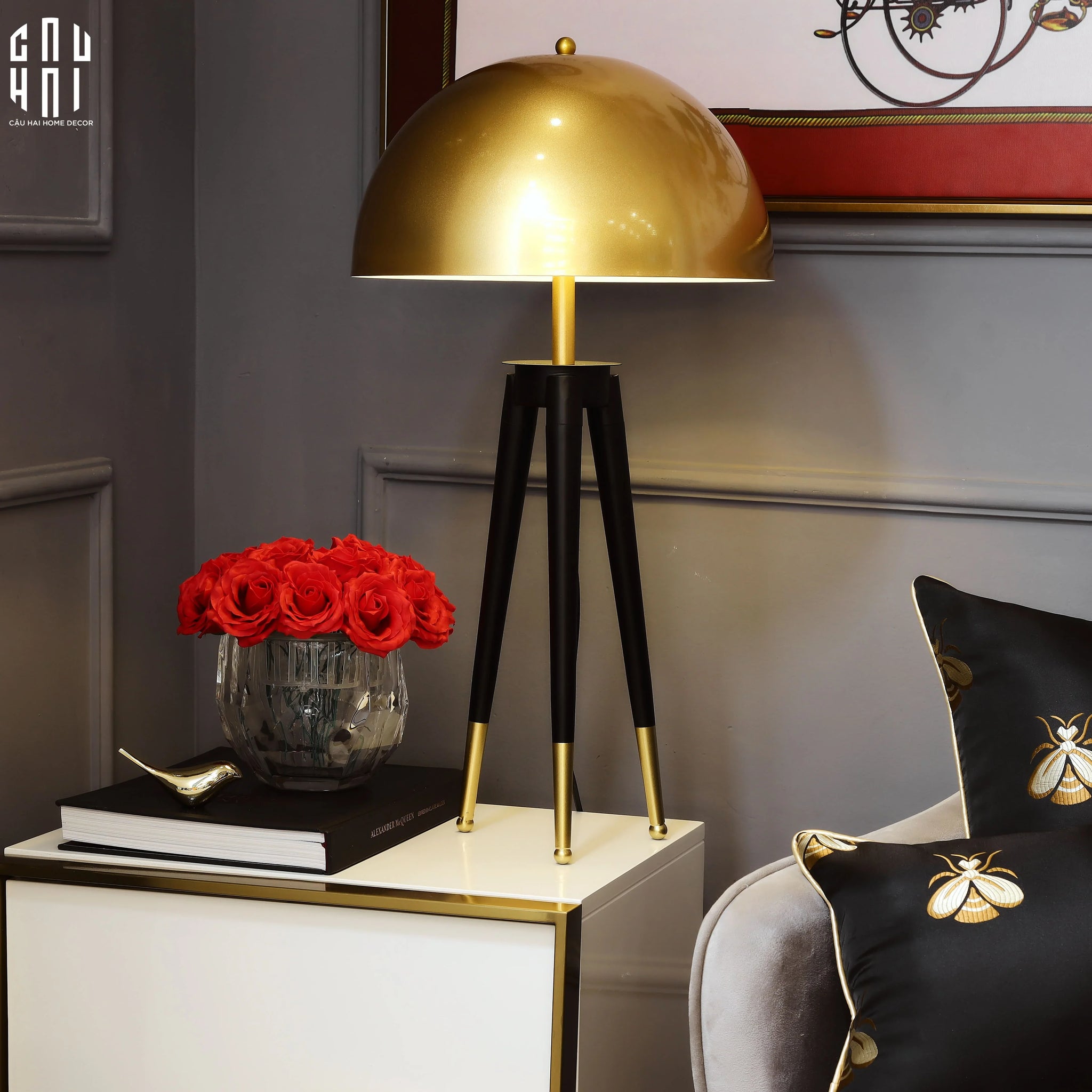 ĐÈN BÀN HAUS - HAUS SIDE TABLE LAMP - CẬU HAI HOME DECOR