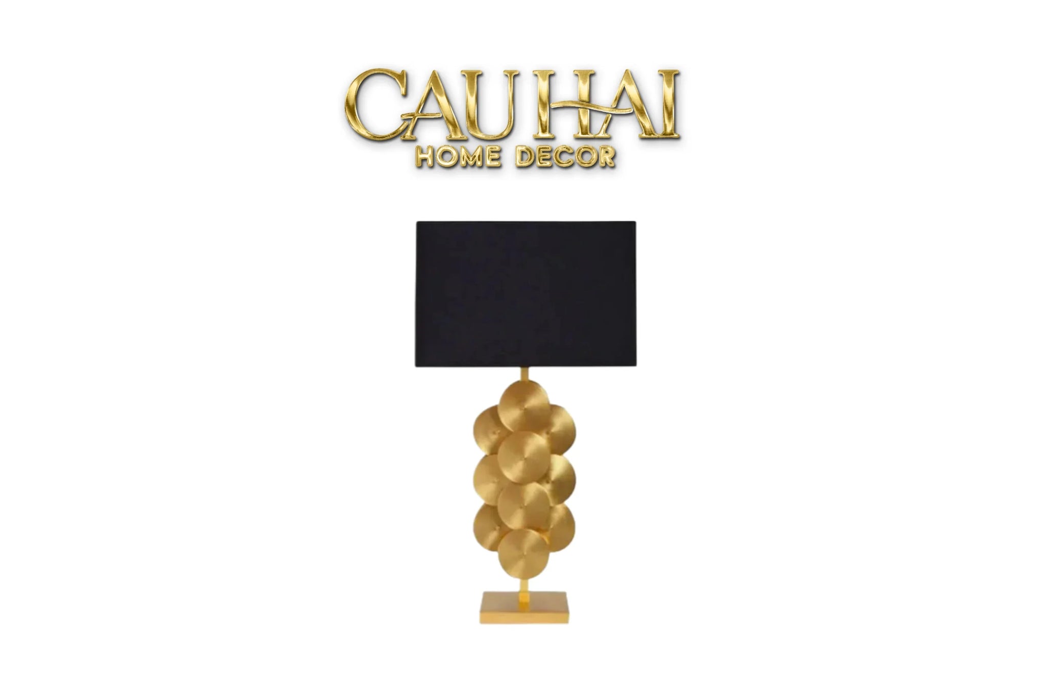 Đèn Bàn Léman - Léman Golden Side Table Lamp-ĐÈN BÀN-CẬU HAI HOME DECOR
