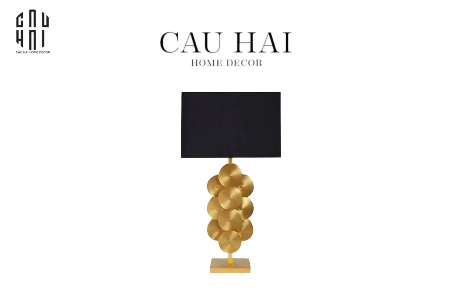 ĐÈN BÀN LÉMAN - LÉMAN GOLDEN SIDE TABLE LAMPSS24 - CẬU HAI HOME DECOR