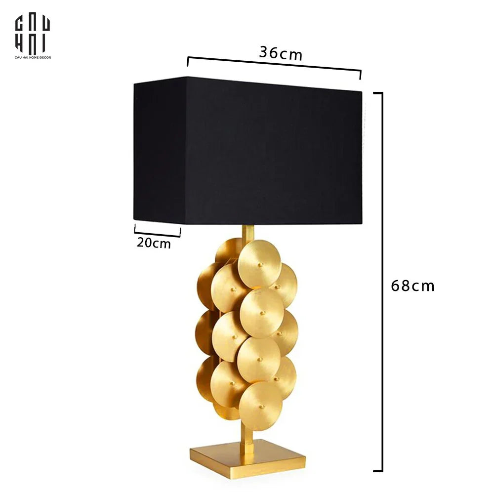 ĐÈN BÀN LÉMAN - LÉMAN GOLDEN SIDE TABLE LAMPSS24 - CẬU HAI HOME DECOR