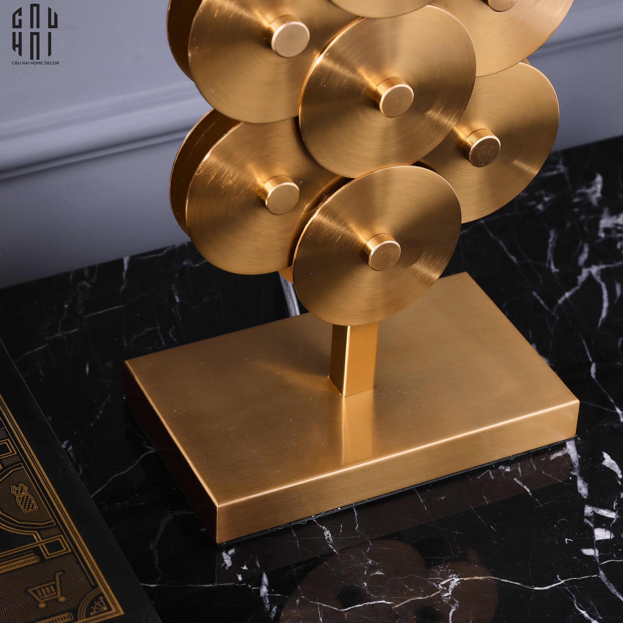 ĐÈN BÀN LÉMAN - LÉMAN GOLDEN SIDE TABLE LAMPSS24 - CẬU HAI HOME DECOR