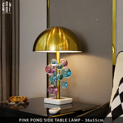 Đèn Bàn Marble Lumière Météore Pink Pong H45-CẬU HAI HOME DECOR