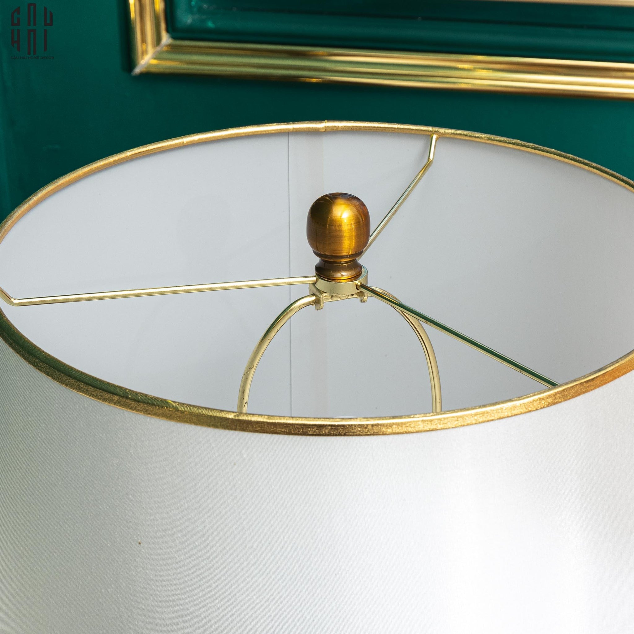 ĐÈN BÀN MARTHA - MARTHA PORCELAIN SIDE TABLE LAMP - CẬU HAI HOME DECOR