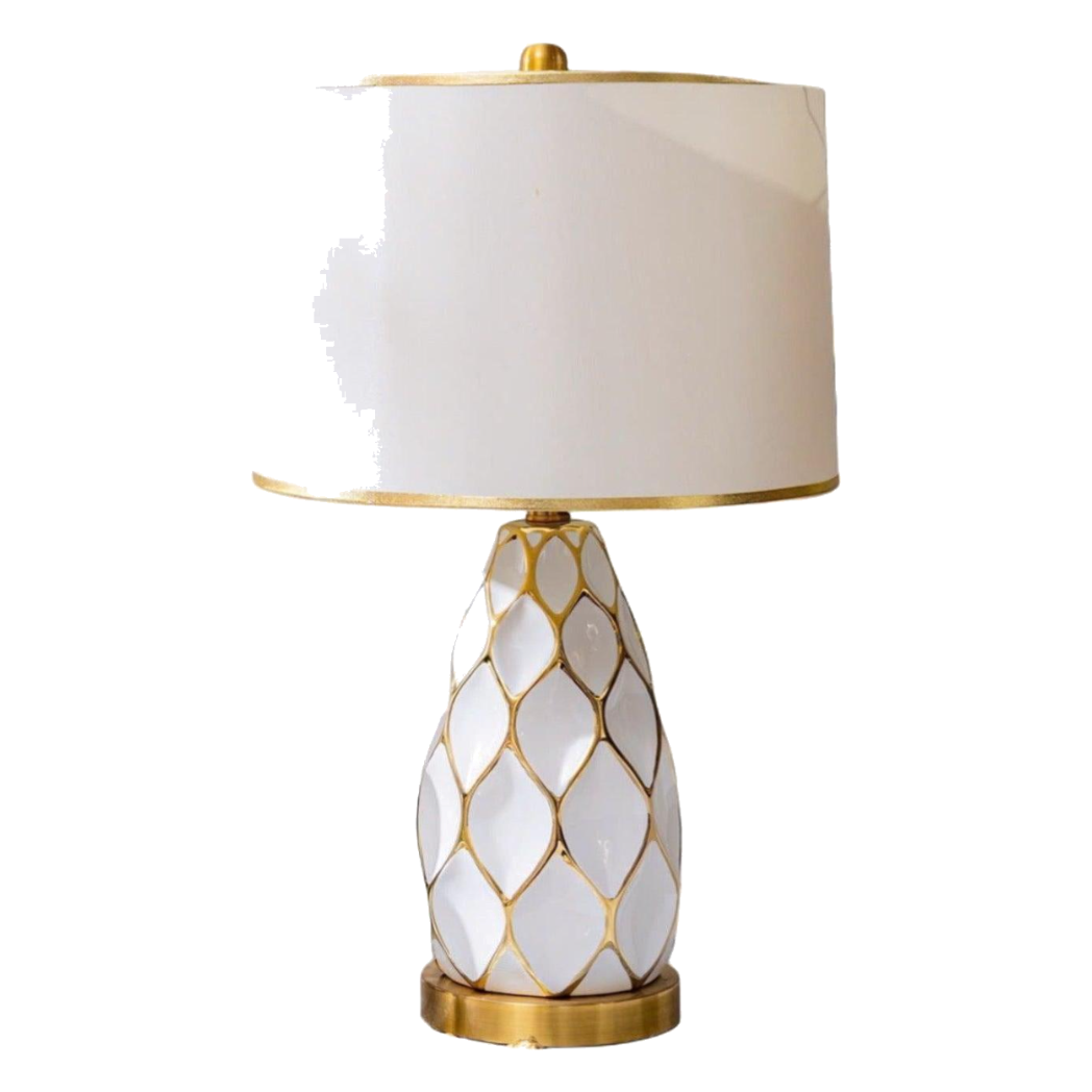 Đèn Bàn Martha - Martha Porcelain Side Table Lamp-ĐÈN BÀN-Đối tác tại Trung Quốc theo từng đơn đặt hàng-CẬU HAI HOME DECOR