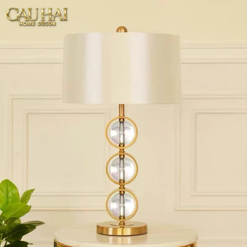 Đèn Bàn Pearls - Pearls Side Table Lamp-CẬU HAI HOME DECOR