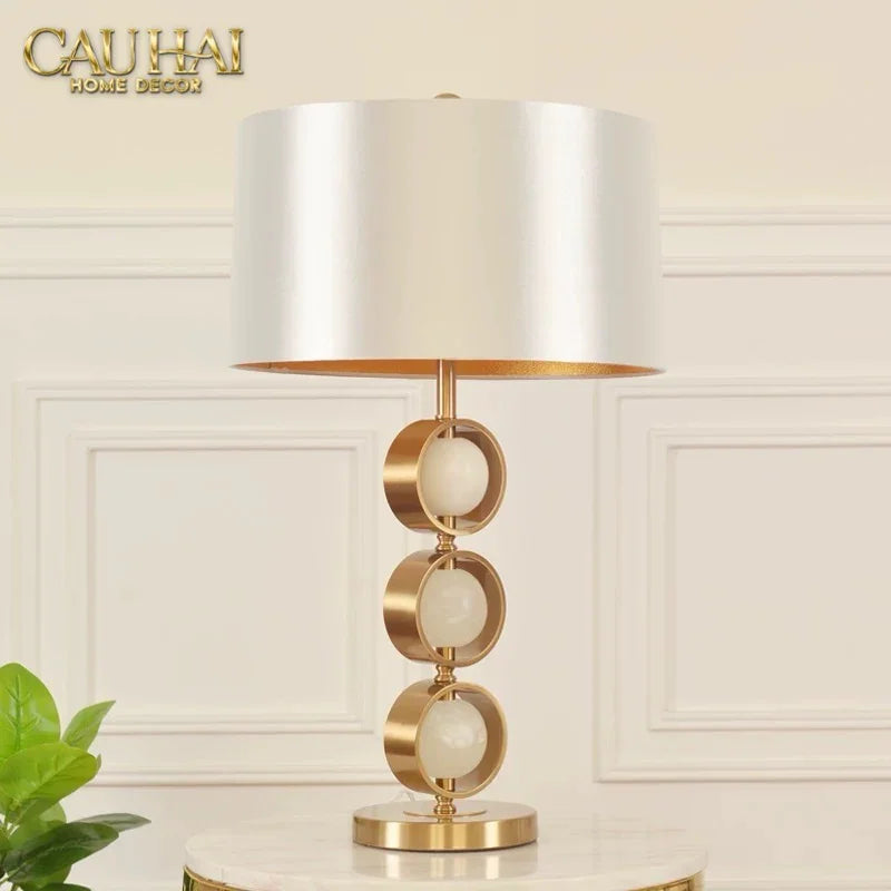 Đèn Bàn Pearls - Pearls Side Table Lamp-CẬU HAI HOME DECOR