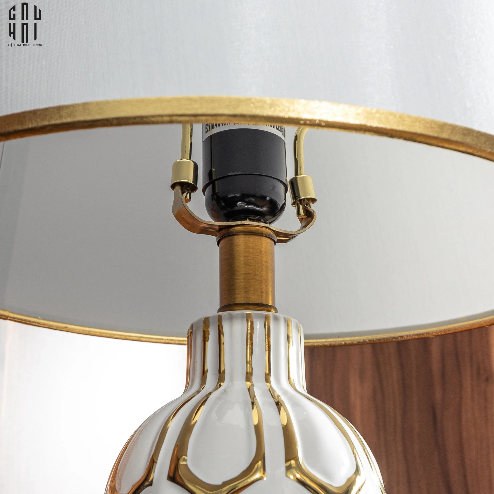ĐÈN BÀN SEPHORA - SEPHORA PORCELAIN SIDE TABLE LAMP - CẬU HAI HOME DECOR
