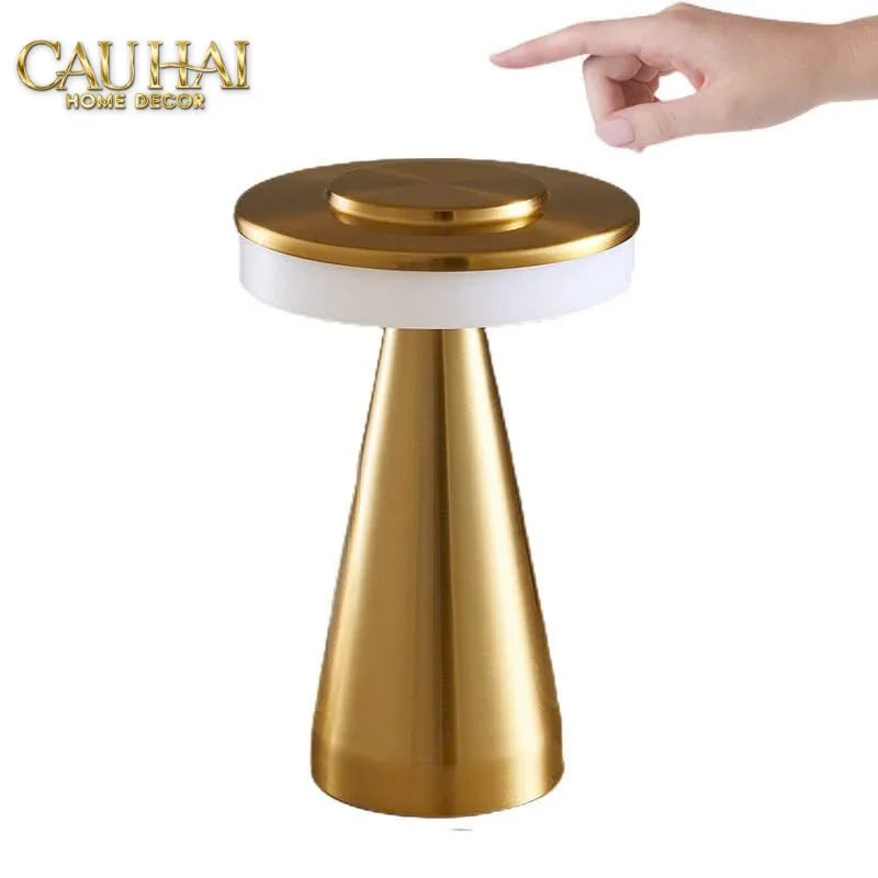 Đèn Mặt Trăng Golden Lunar Orbit Lamp-CẬU HAI HOME DECOR