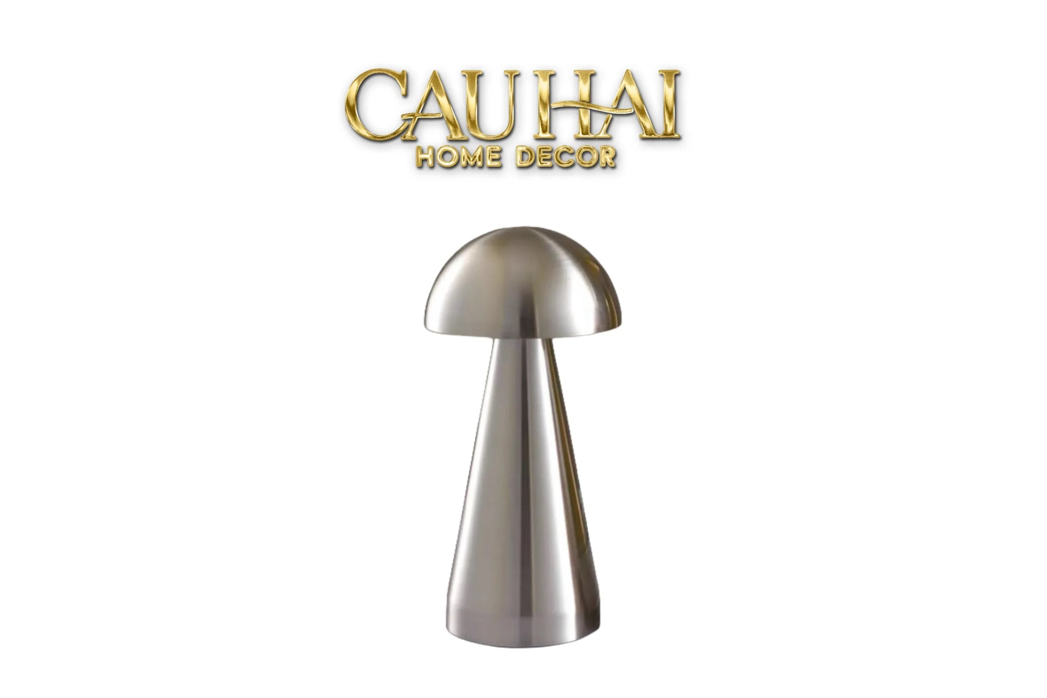 Đèn Nấm Bạc Glacier Dome Lamp-CẬU HAI HOME DECOR