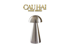 Đèn Nấm Bạc Glacier Dome Lamp-CẬU HAI HOME DECOR