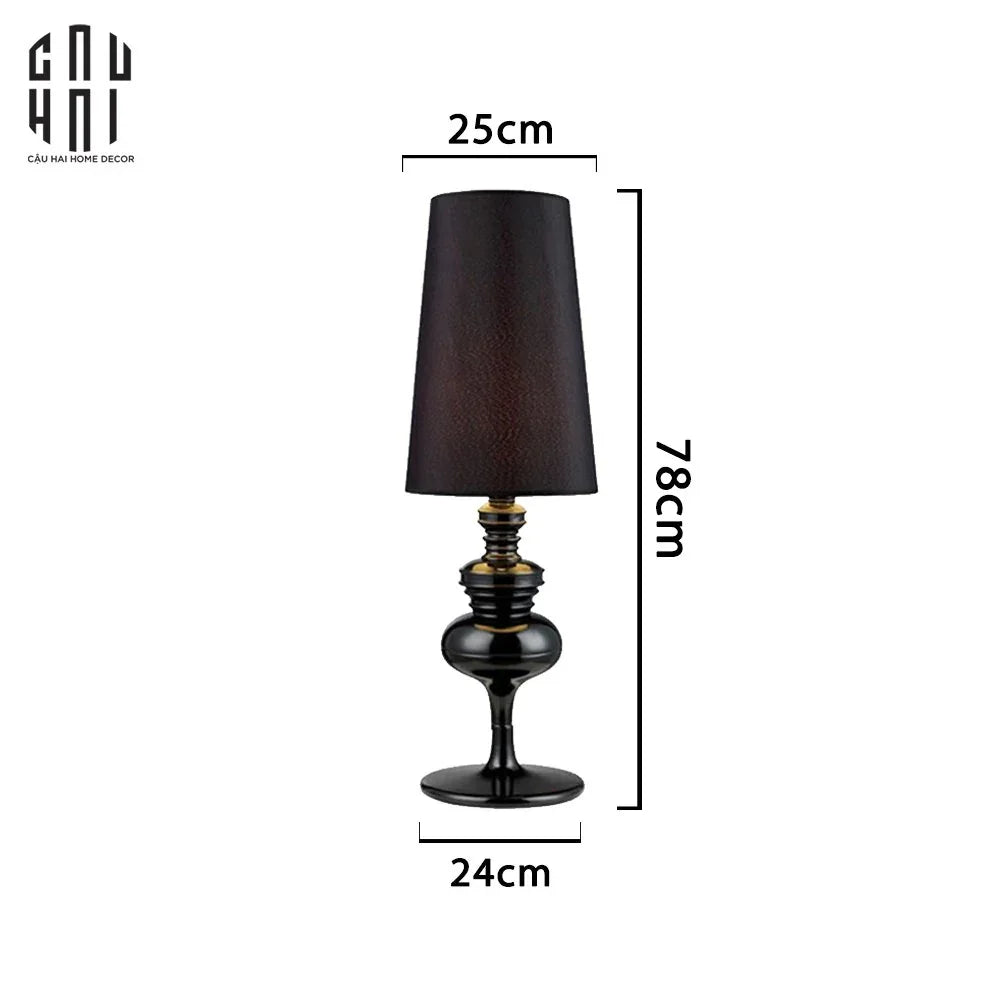 ĐÈN NGỦ ĐỂ BÀN ANDREW BLACK - S78 - CẬU HAI HOME DECOR
