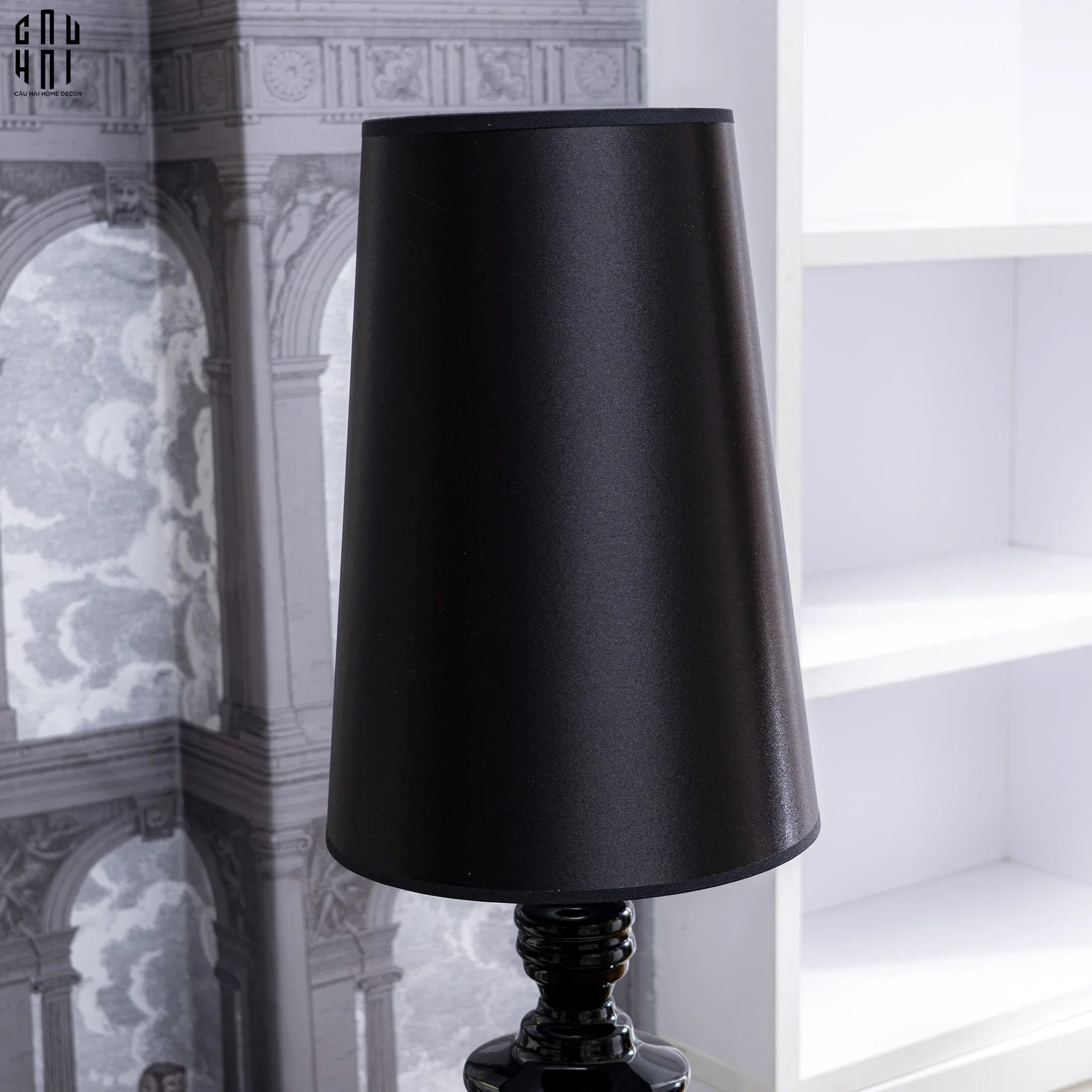 ĐÈN NGỦ ĐỂ BÀN ANDREW BLACK - S78 - CẬU HAI HOME DECOR