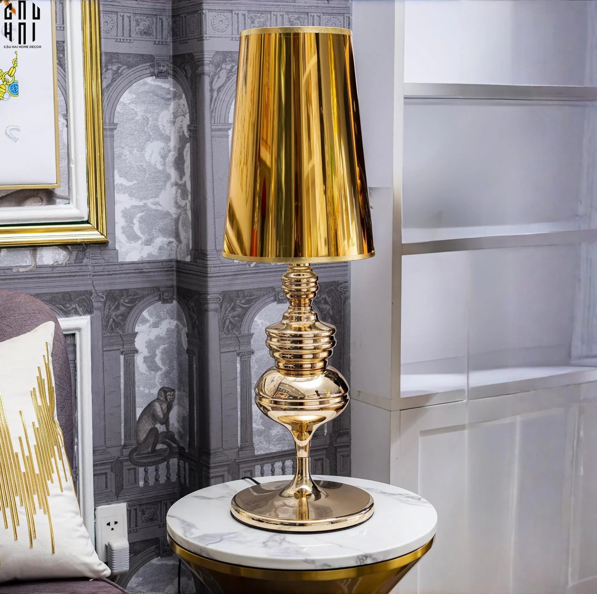 ĐÈN NGỦ ĐỂ BÀN ANDREW GOLD - S78 - CẬU HAI HOME DECOR