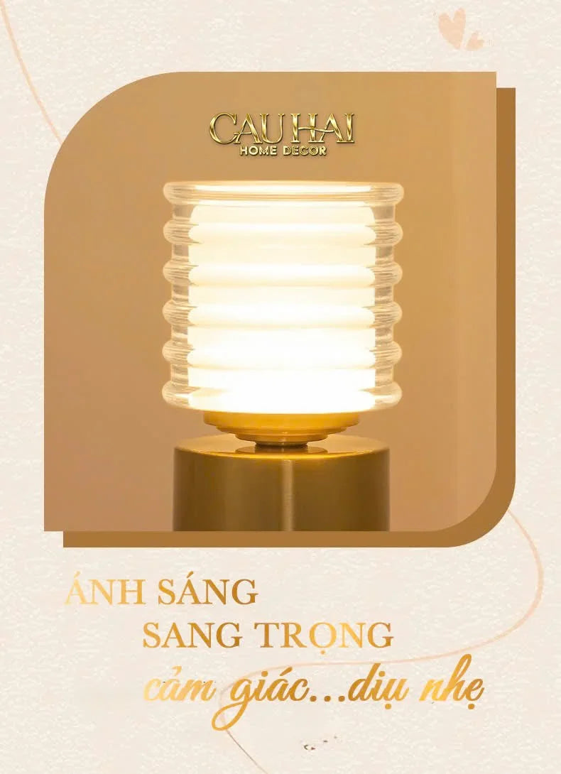 ĐÈN NGỦ ĐỂ BÀN AURORA COIL - CẬU HAI HOME DECOR
