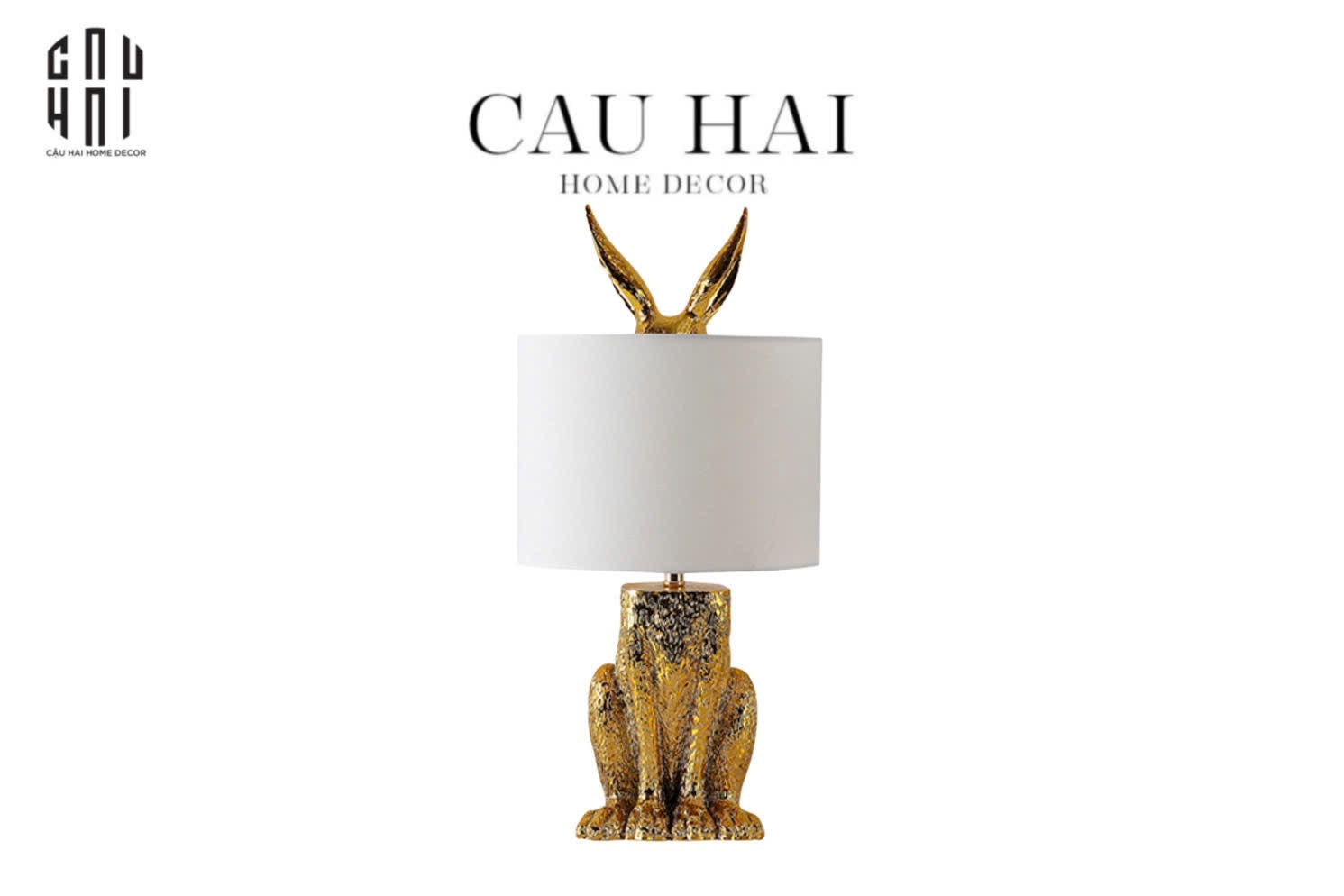 ĐÈN NGỦ ĐỂ BÀN GILDED RABBIT - CẬU HAI HOME DECOR