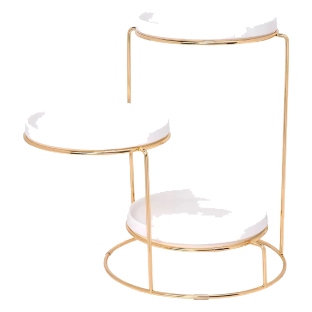 Đĩa Bánh 3 Tầng Élégance Three-Tier Dessert Stand-Đĩa bánh tầng-CẬU HAI HOME DECOR-CẬU HAI HOME DECOR