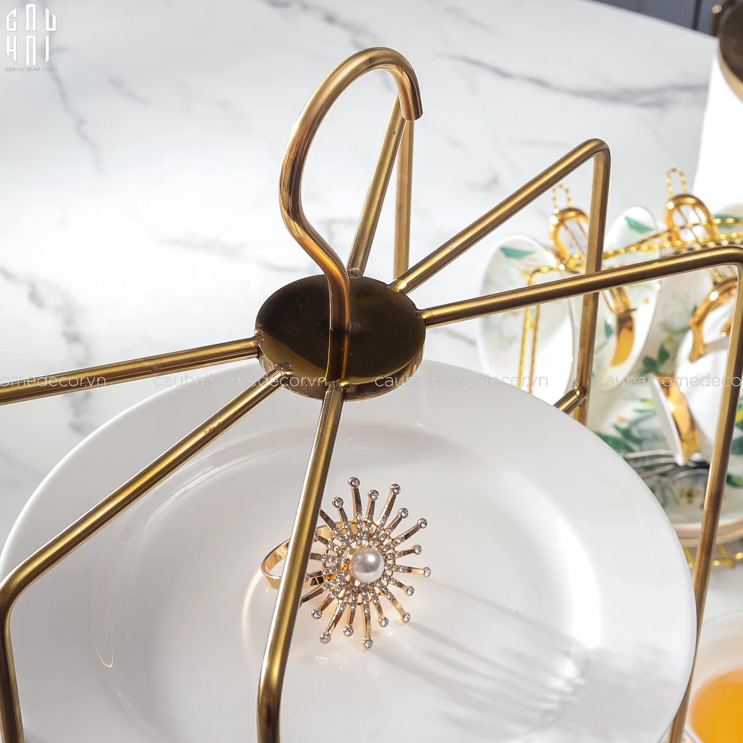 HOME COUTURE - ĐĨA BÁNH 3 TẦNG IMPERIA ÉTAGÈRE - CẬU HAI HOME DECOR