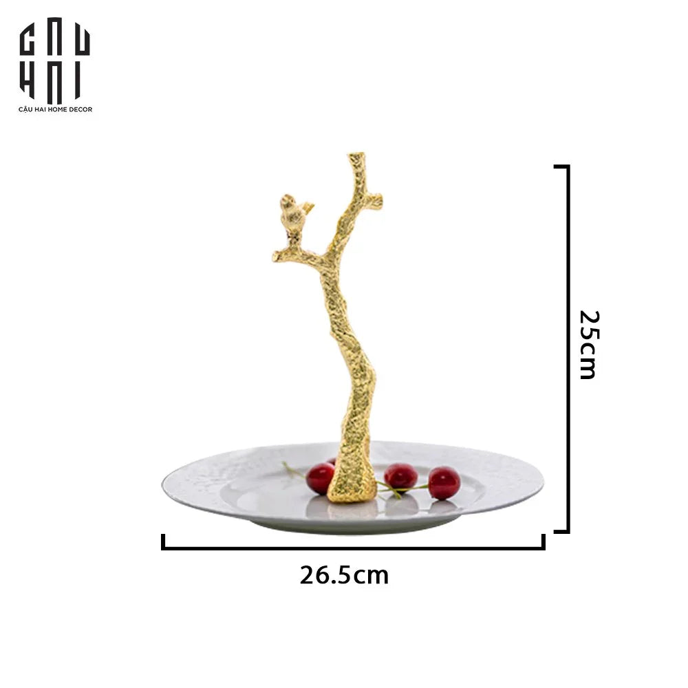 ĐĨA BÁNH KẸO TRANG TRÍ FOUR SEASONS SS25 - CẬU HAI HOME DECOR