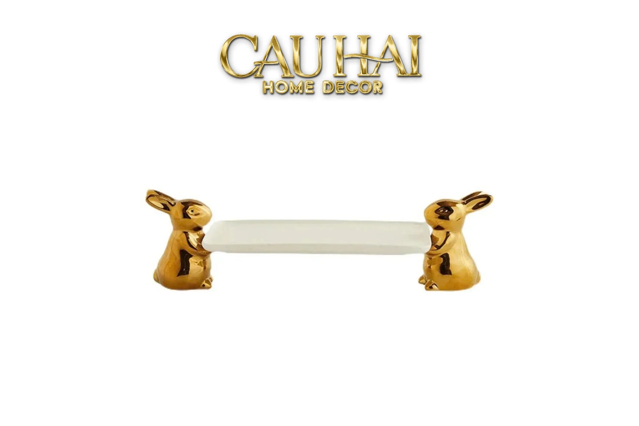 Đĩa Dessert Les Petits Lapins Portants-CẬU HAI HOME DECOR