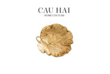 HOME COUTURE - ĐĨA ĐỒNG LOTUS D'OR-CẬU HAI HOME DECOR