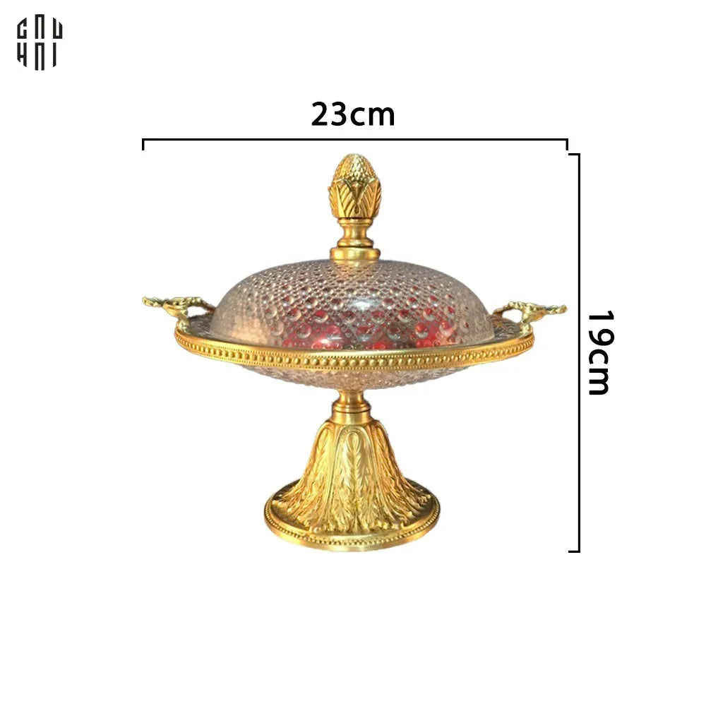 ĐĨA KẸO THUỶ TINH ATHENS - CẬU HAI HOME DECOR