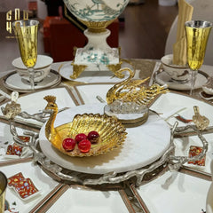 Đĩa Khổng Tước Persian Plume Of Legacy-CẬU HAI HOME DECOR