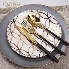Đĩa Salad / Tráng Miệng Maison Éclat Interlace - Dinner Plate 8" 20cm-CẬU HAI HOME DECOR