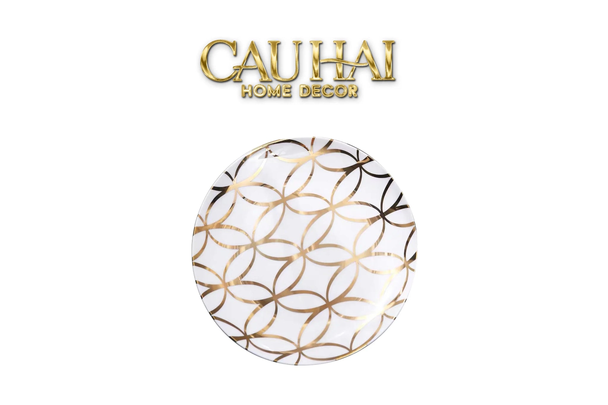 Đĩa Salad / Tráng Miệng Maison Éclat Interlace - Dinner Plate 8" 20cm-CẬU HAI HOME DECOR