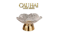 Đĩa Trái Cây Acry - Sunlit Blossom-CẬU HAI HOME DECOR