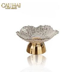 Đĩa Trái Cây Acry - Sunlit Blossom-CẬU HAI HOME DECOR